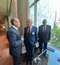 صورة وزير الخارجية يؤكد أهمية الاستفادة من الزخم المصاحب لمؤتمر تنفيذ حل الدولتين في زيادة الاعتراف بفلسطين