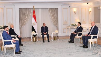 صورة الرئيس السيسي : استقرار ليبيا السياسي والأمني يُعد جزءًا لا يتجزأ من استقرار مصر