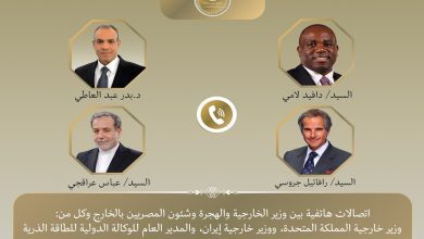 صورة وزير الخارجية يواصل اتصالاته المكثفة لخفض التصعيد بالمنطقة