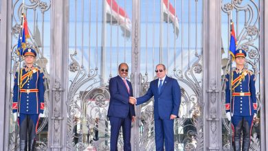 صورة الرئيس الصومالي: بلادنا فى موقف جيد لتكون شريكًا قويًّا لمصر