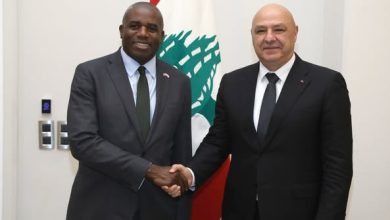 صورة رئيس لبنان يدعو للضغط على إسرائيل لسحب قواتها وتقديم الضمانات لمنع تكرار اعتداءاتها