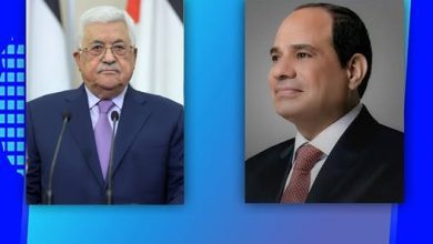 صورة الرئيس الفلسطيني يثمن نداء الرئيس السيسي للرئيس الأمريكي من أجل وقف الحرب في غزة