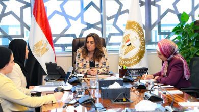 صورة القائم بأعمال وزيرة البيئة تستعرض ملفًا حول المشروعات التي تنفذها الوزارة من خلال مرفق البيئة العالمية