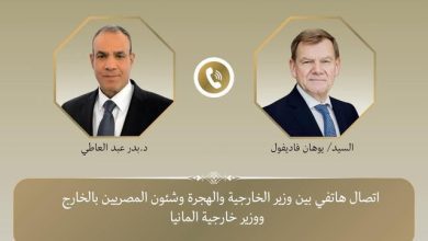 صورة وزير الخارجية ونظيره الألماني يؤكدان مجددا رفضهما الكامل لسياسة التجويع للشعب الفلسطيني