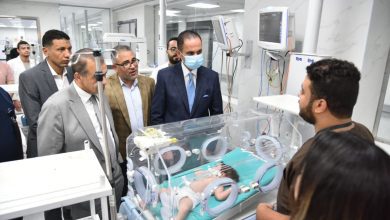 صورة • نائب وزير الصحة يتفقد مستشفى أطفال مصر لمتابعة أعمال التطوير وجودة الخدمات الطبية