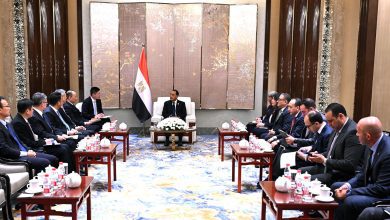 صورة رئيس الوزراء يلتقي رئيس شركة CNCEC الصينية للبتروكيماويات