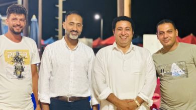 صورة ناصر عبدالحفيظ يلتقي بالفنان شريف المندي بالغردقة