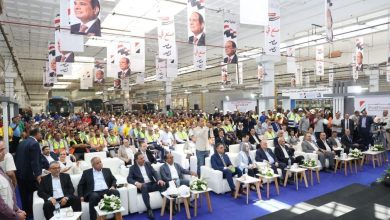 صورة ” الوزير ” يتفقد  على رأس وفد وزاري مصانع شركة النصر لصناعة السيارات بحلوان