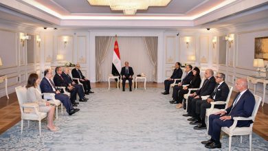 صورة الرئيس السيسي  يستقبل  نواف سلام ويؤكد : دعم مصر الكامل لاستقرار لبنان