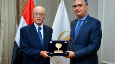 صورة وزير التموين يلتقي سفير اليابان بالقاهرة لبحث تعزيز فرص الاستثمار والتعاون المشترك