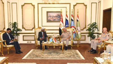 صورة وزير الدفاع والإنتاج الحربى يلتقى وزير الدفاع الصومالى