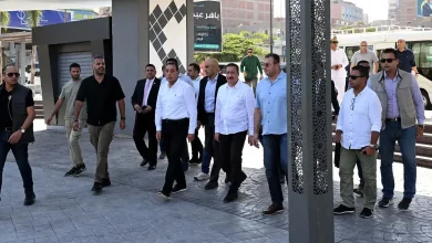 صورة مدبولي  يتفقد أعمال تطوير وتجميل كورنيش شبين الكوم ويفتتح الممشى السياحي