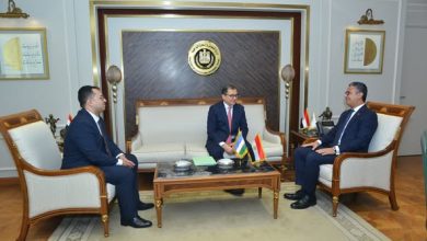 صورة وزير التموين يبحث سبل زيادة حجم التبادل التجاري مع أوزبكستان