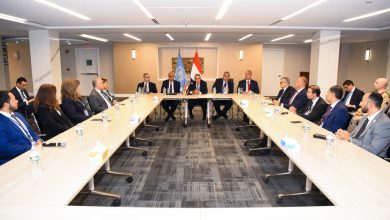 صورة وزير الخارجية يلتقي مع المصريين العاملين في الأمم المتحدة بنيويورك