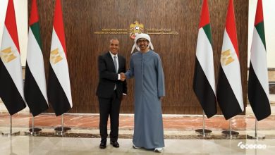 صورة وزير الخارجية يلتقي الشيخ عبد الله بن زايدبأبو ظبي ويدينان العدوان الإسرائيلي السافر علي قطر