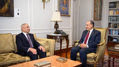 صورة وزير الخارجية يلتقي رئيس الأكاديمية العربية للعلوم والتكنولوجيا والنقل لتعزيز التعاون بمجالات التعليم والتدريب وبناء القدرات