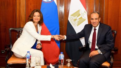 صورة وزير الخارجية يستقبل نائبة رئيس الوزراء ووزيرة خارجية سلوفينيا
