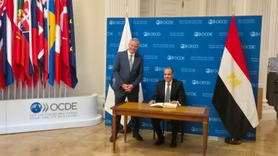 صورة وزير الخارجية يعرب عن التقدير للتعاون الوثيق بين مصر ومنظمة التعاون الاقتصادي والتنمية