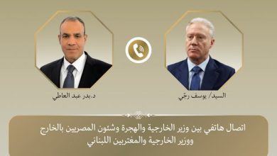 صورة وزير الخارجية يبحث هاتفيًا مع نظيره اللبناني مخرجات قمة شرم الشيخ للسلام