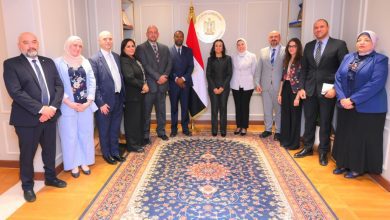 صورة ” مرسي ” تلتقي كبير موظفي المنظمة الدولية  للهجرة لبحث العودة وإعادة الإدماج للمهاجرين