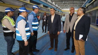صورة وزير الإنتاج الحربي يتابع مراحل التصنيع العسكري والمدني بشركة حلوان للآلات والمعدات (مصنع 999 الحربي)