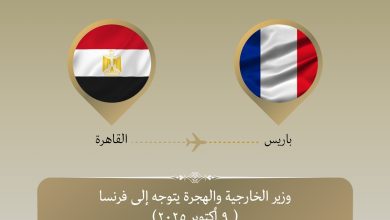 صورة وزير الخارجية يتوجه إلى باريس