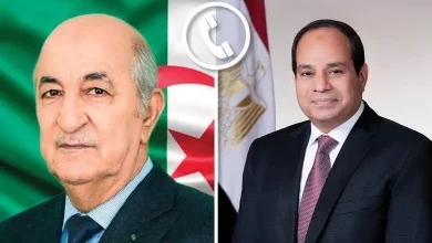 صورة الرئيسان السيسي وتبون: اللجنة العليا المشتركة تمثل فرصة ينبغى استثمارها