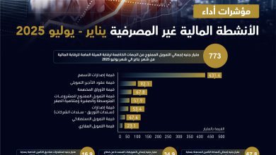 صورة 773 مليار جنيه حجم الأنشطة المالية غير المصرفية بنهاية يوليو 2025