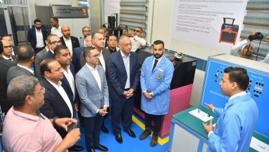 صورة وزير الاستثمار يفتتح المرحلة الثانية من المعامل الصناعية المركزية بميناء العين السخنة