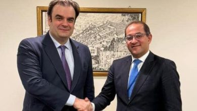 صورة وزير المالية: نتطلع لتعزيز التبادل الاقتصادي والتجاري والاستثماري مع اليونان
