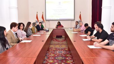 صورة زيارة وفد من شباب مصر إلى الهند في إطار برنامج التبادل الشبابي بين البلدين