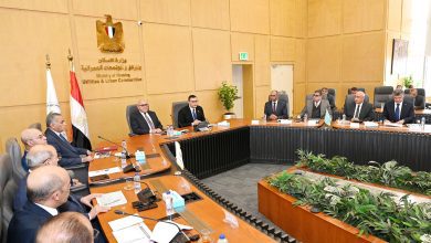 صورة وزير الإسكان ورئيس الهيئة العربية للتصنيع يتابعان موقف تنفيذ مشروعات المبادرة الرئاسية “حياة كريمة”