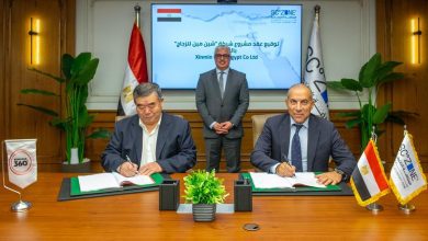 صورة باستثمارات تتجاوز 70 مليون دولار …،، توقيع عقد مشروع بين السويدي للتنمية الصناعية وشركة “شين مين للزجاج” لإنشاء مصنع متكامل داخل “سخنة 360”