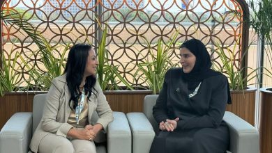 صورة وزيرة التضامن الاجتماعي تلتقي وزيرة الدولة للتعاون الدولي بدولة قطر على هامش فعاليات مؤتمر القمة العالمي الثاني للتنمية الاجتماعية بالدوحة