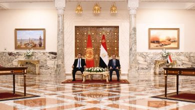 صورة الرئيس السيسي ورئيس قيرغيزستان يشهدان التوقيع على عدد من الاتفاقيات بين البلدين