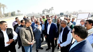 صورة وزير الإسكان ومحافظ الفيوم يتفقدان مجمع محطات المياه بالعزب الجديدة ضمن “حياه كريمة”