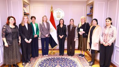 صورة وزيرة التضامن الاجتماعي تستقبل الممثلة الخاصة للاتحاد الأوروبي لحقوق الإنسان