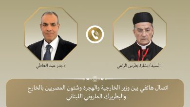 صورة وزير الخارجية : تقديم كافة سبل المساعدة للمساهمة في تعزيز قدرة لبنان