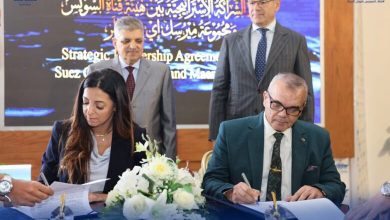 صورة بدء عودة سفن الحاويات التابعة لـ”ميرسك” للعبور من قناة السويس مطلع ديسمبر المقبل