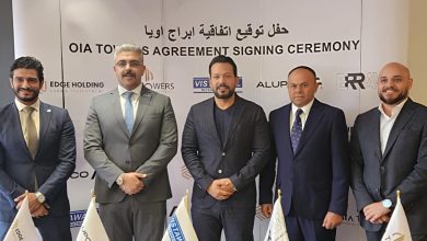صورة «إيدج القابضة» توقع اتفاقية تنفيذ أعمال الواجهات الخارجية لمشروع «أويا تاورز» مع شركتين عالميتين