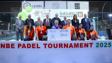 صورة البنك الأهلي المصري يحتفل بنهائي بطولة البادل بمشاركة أكثر من 1300 موظف