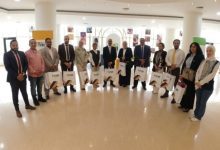 صورة وفد من بنك التنمية الصناعية يزور مستشفى 57357 لدعم الأطفال ومحاربي السرطان