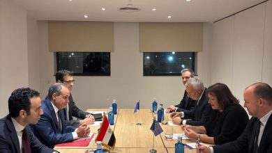 صورة وزير الخارجية يشيد بما تشهده العلاقات المصرية – الأوروبية من زخم متصاعد