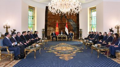 صورة الرئيس القرغيزي: قرار افتتاح سفارة في القاهرة ترجمةً لقناعتنا بأهمية الدور المصري في الشرق الأوسط وإفريقيا