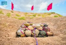 صورة السعودية تواصل تطهير الأراضي اليمنية من الألغام.. مسام ينزع (835) لغمًا خلال أسبوع