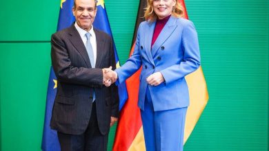 صورة وزير الخارجية يلتقي مع رئيسة البرلمان الألماني مطالبا دعم المجتمع الدولى لوقف إطلاق النار في غزة