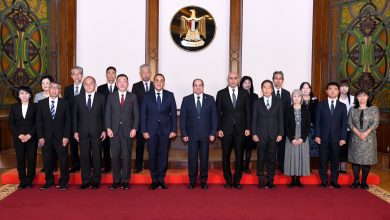 صورة الرئيس السيسي يؤكد أهمية الشراكة مع الجانب الياباني في دعم العملية التعليمية بمصر