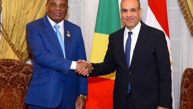 صورة وزير الخارجية يلتقي وزير خارجية جمهورية الكونجو لبحث تعزيز التعاون الثنائي