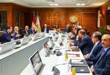 صورة وزيرة التنمية المحلية تبحث مع محافظي القاهرة وبورسعيد خطط تطوير أسواق العتبة والحميدي والتجاري