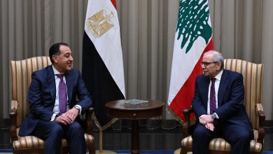 صورة رئيس الوزراء اللبناني يستقبل الدكتور مصطفى مدبولي بمطار رفيق الحريري الدولي